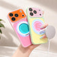 📢📢50% OFF !! ⏰Color Block 360° Rotating Ring Stand Phone Case