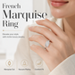 📢📢50% OFF !! ⏰Radiant Marquise Ring