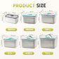 🥗 2 in 1 Draining Fresh-Keep Food Container with Built-in Colander – Leakproof Fridge Storage for Fruits & Veggies 🧊✨
