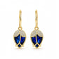 📢📢50% OFF !! ⏰Elegant Rosebud C-Shaped Hoop Earrings