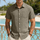 📢📢50% OFF !! ⏰Men's Casual Lightweight Short Sleeve Shirt