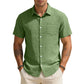 📢📢50% OFF !! ⏰Men's Casual Lightweight Short Sleeve Shirt