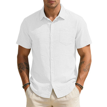 📢📢50% OFF !! ⏰Men's Casual Lightweight Short Sleeve Shirt