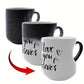 📢📢50% OFF !! ⏰Color Changing Heart Handle Ceramic Mug for Valentine's Day