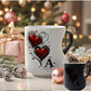📢📢50% OFF !! ⏰Color Changing Heart Handle Ceramic Mug for Valentine's Day