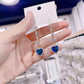 🌸 50% OFF NOW! 🌸Exquisite Blue Heart Synthetic Gemstone Threader Earrings 🌿