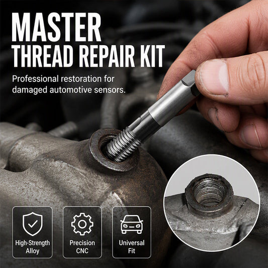🔥2026 New Upgrade ＆ Hot Sale🔥 Exhaust Pipe Thread Chaser & Oxygen Sensor Repair Tool