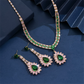 🌸 50% OFF NOW! 🌸Zircon Jewelry Set Necklace & Drop Earrings for Women