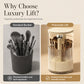 📢📢50% OFF !! ⏰Elegant Dustproof Makeup Brush Organize