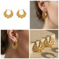 🌸 50% OFF NOW! 🌸Vintage Stainless Steel Bohemian Hoop Earrings