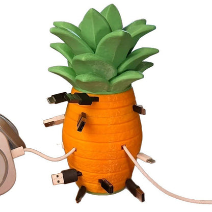 📢📢50% OFF !! ⏰Creative Pineapple Desk Cable Organizer
