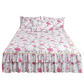 📢📢50% OFF !! ⏰3‑Piece Floral Ruffled Bed Skirt Set