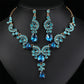 💎 50% OFF NOW! ✨ Sparkling Rhinestone Necklace & Earrings Set