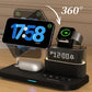 📢📢50% OFF !! ⏰3-in-1 Wireless Charging Station with Alarm Clock