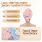 📢📢Buy 1 Get Free 1 !! ⏰Large Hair Towel with Secure Band For Women