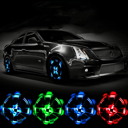 📢📢40% OFF !! ⏰ Turn Heads & Stay Safe – Weatherproof LED Tyre Lights with Long Battery Life. Free UK Delivery