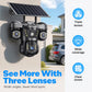 📢📢50% OFF !! ⏰Triple Lens Solar WiFi Security Camera
