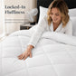 📢📢50% OFF !! ⏰3-Piece Quilted Comforter Set – Soft All-Season Bedding with Matching Shams☁️🛏️