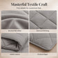 📢📢50% OFF !! ⏰3-Piece Quilted Comforter Set – Soft All-Season Bedding with Matching Shams☁️🛏️
