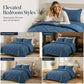 📢📢50% OFF !! ⏰3-Piece Quilted Comforter Set – Soft All-Season Bedding with Matching Shams☁️🛏️