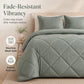 📢📢50% OFF !! ⏰3-Piece Quilted Comforter Set – Soft All-Season Bedding with Matching Shams☁️🛏️