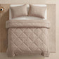 📢📢50% OFF !! ⏰3-Piece Quilted Comforter Set – Soft All-Season Bedding with Matching Shams☁️🛏️