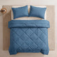 📢📢50% OFF !! ⏰3-Piece Quilted Comforter Set – Soft All-Season Bedding with Matching Shams☁️🛏️