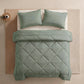 📢📢50% OFF !! ⏰3-Piece Quilted Comforter Set – Soft All-Season Bedding with Matching Shams☁️🛏️