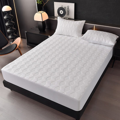 📢📢50% OFF !! ⏰ Waterproof Mattress Protector – Quilted, breathable & easy-clean ✨