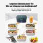 📢📢50% OFF !! ⏰Portable Electric Lunch Box Food Heater Set