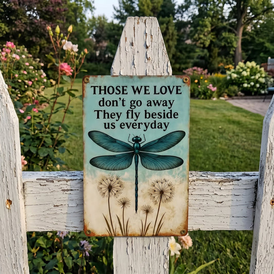 📢📢50% OFF !! ⏰Dragonfly Memorial Garden Sign