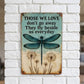 📢📢50% OFF !! ⏰Dragonfly Memorial Garden Sign