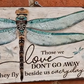 📢📢50% OFF !! ⏰Dragonfly Memorial Garden Sign