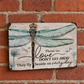 📢📢50% OFF !! ⏰Dragonfly Memorial Garden Sign