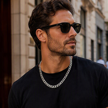 📢📢50% OFF !! ⏰ Silver Tone Stainless Steel Chain Necklace