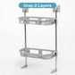 📢📢50% OFF !! ⏰Multifunctional Durable Punch-Free Multi-Layer Storage Shelf