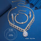 🌸 50% OFF NOW! 🌸Elegant Lotus Rhinestone Jewelry Set