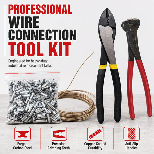 📢📢50% OFF !! ⏰Professional 4-Piece Steel Wire Connection Kit🔧