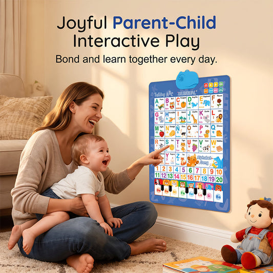 📢📢50% OFF !! ⏰Talking Alphabet Wall Chart – Bilingual, audio & mini piano ✨
