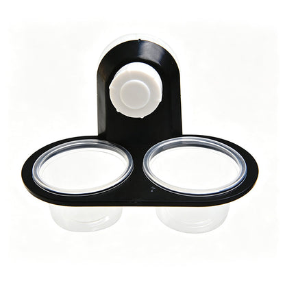 📢📢50% OFF !! ⏰Double Reptile Feeding Ledge with Bowls