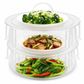 📢📢50% OFF !! ⏰Multi-Layer Stackable Microwave Food Cover