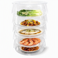 📢📢50% OFF !! ⏰Multi-Layer Stackable Microwave Food Cover
