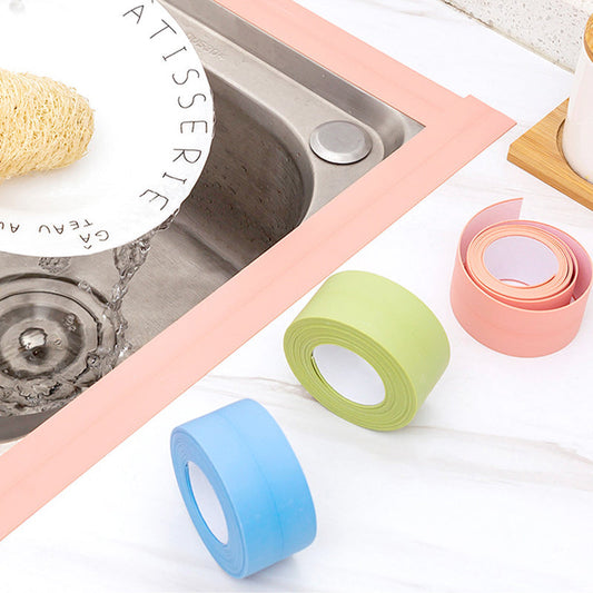 📢📢Buy 1 Get Free 1 !! ⏰3.3m Waterproof Joint Tape – Kitchen & Bathroom Sealing Tape, Self-Adhesive & Moisture-Resistant 🛁