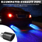 📢📢50% OFF !! ⏰ LED Exhaust Tip – Flame effect, carbon sleeve & universal fit 💨