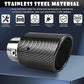 📢📢50% OFF !! ⏰ LED Exhaust Tip – Flame effect, carbon sleeve & universal fit 💨