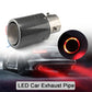 📢📢50% OFF !! ⏰ LED Exhaust Tip – Flame effect, carbon sleeve & universal fit 💨