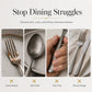📢📢50% OFF !! ⏰4-Piece Stainless Steel Flatware Set