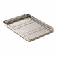 📢📢50% OFF !! ⏰Rectangular Stainless Steel Baking Tray With Wire Cooling Rack