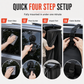 📢📢50% OFF !! ⏰Portable Quick Opening Car Rear Shower Tent