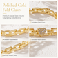 🌸 50% OFF NOW! 🌸Gold Rhinestone Heart and Square Hollow Rectangular Grid Chain Bracelet